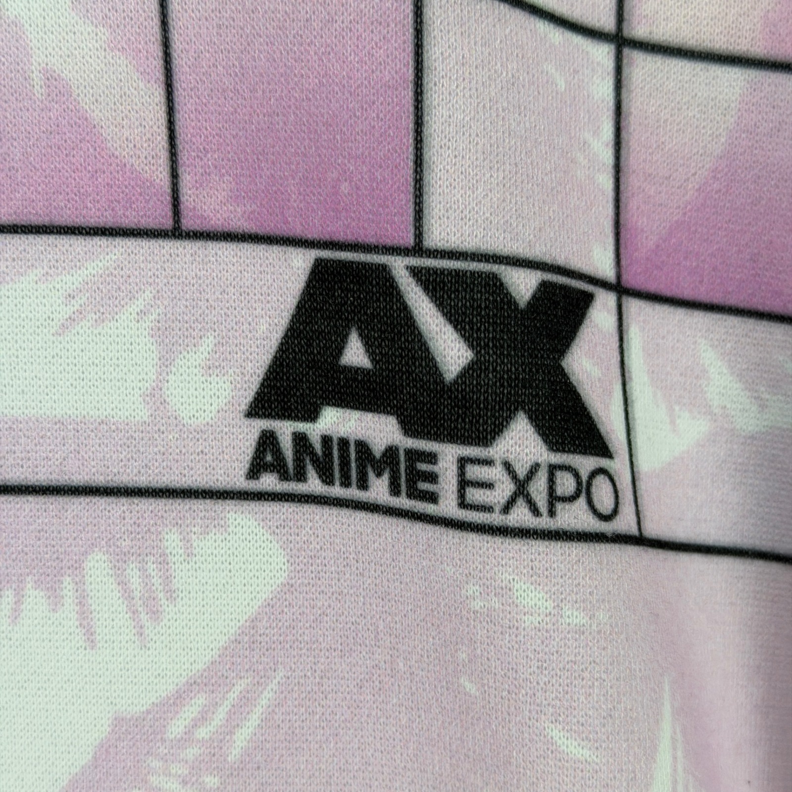 Vapor95 Ax Anime Expo Hoodie Anime Graphic Print White Adult Size M — image 5 of 8